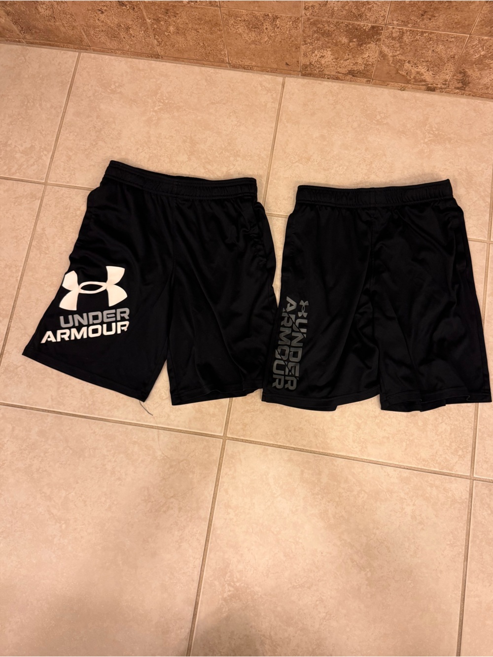 Under Armour Black Performance Shorts with Logo